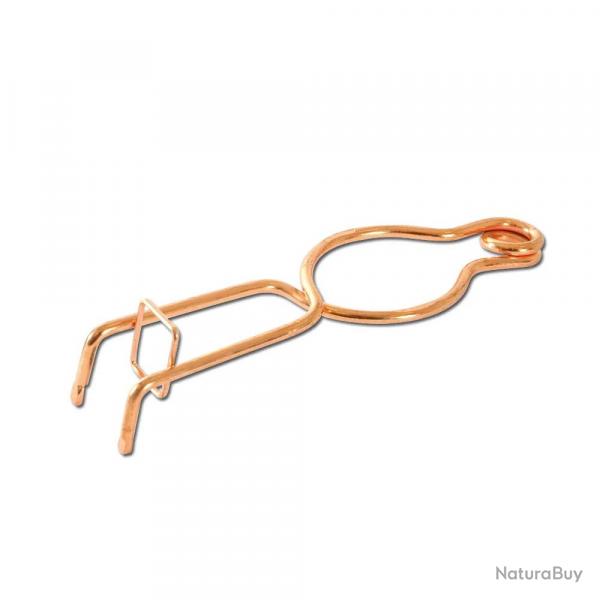 Lot de 10 pièges à taupe fil rond acier cuivré
