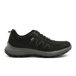 Chaussures basses Dick noires cuir souple imperméable 40