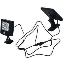 Détecteur PIR lumineux 102x102mm batterie 3.7V 80 lumens