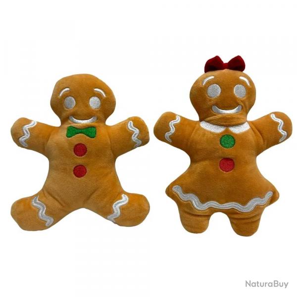 Jouets peluche Nol 21x16cm - Doudou festif dcoratif