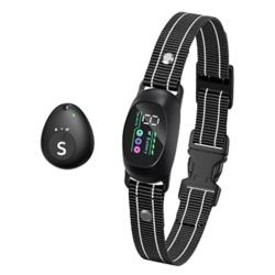 Collier anti-aboiements à puce électronique pour chien