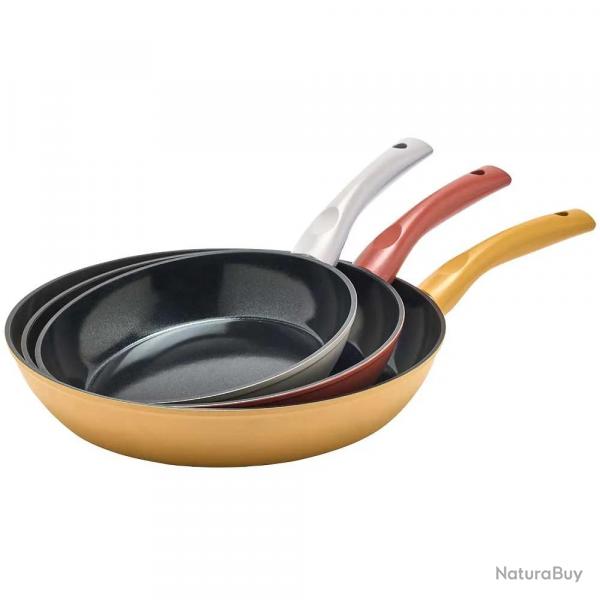 3 Poles Vitamine Alu Forg 20/24/28cm Manche Baklite