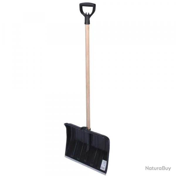 Pelle à neige robuste 40 cm avec manche bois et renfort alu