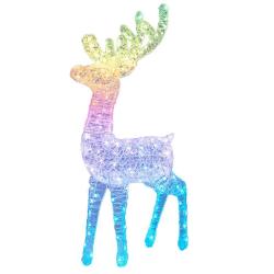 Déco lumineuse Renne 120cm 165 LED RVB avec télécommande