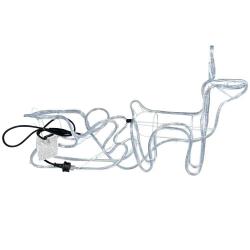 Déco lumineuse Renne LED 324 ampoules blanc chaud 9m IP44