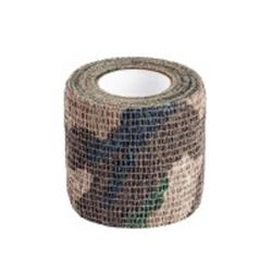 Bande auto-agrippante camouflage 5 cm x 4,5 m - Réutilisable