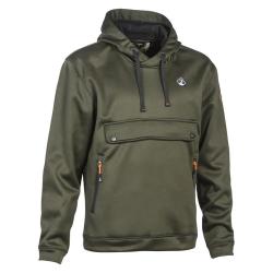 Sweat à capuche kaki Percussion doublé polaire