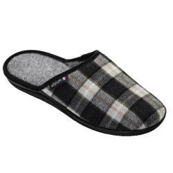 Chaussons mules Walter gris homme - confort & semelle Airflex 46