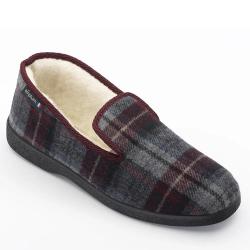 Chaussons fourrés Polaine bordeaux - charentaise Airplum Made in France 45