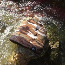 Bonnet Rainshell camo marron Verjari - étanche et respirant