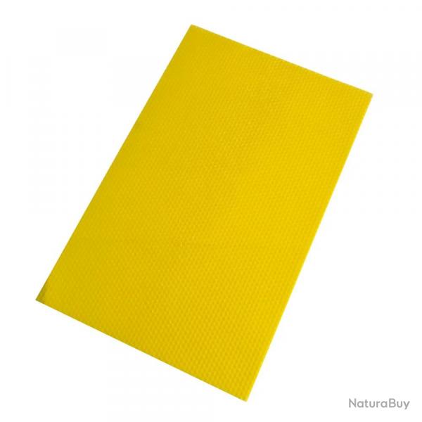 Cire gaufrée standard Dadant - Feuilles pour ruche apicole 26 x 41 cm