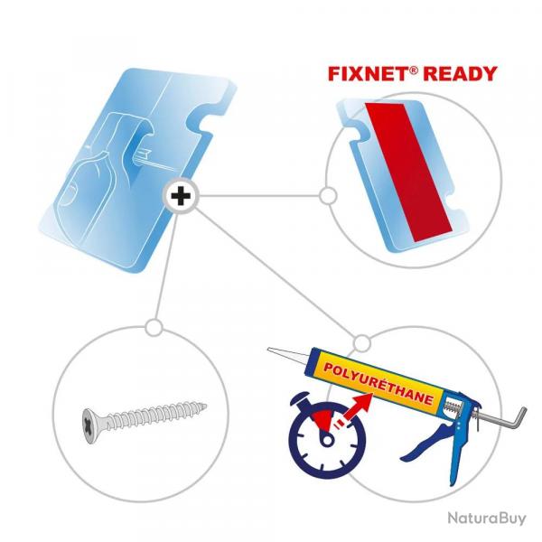 Fixation de protection filet FIXNET  l'unit ou par 500 500