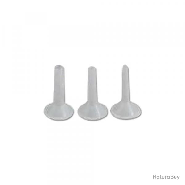 Jeu d'entonnoirs 15, 20 et 25 mm pour hachoir Reber 1200 W
