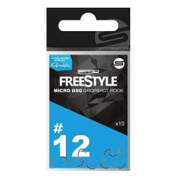 Lot de 10 Hameçons Spro Freestyle Micro DSG n°12 - lot de 10