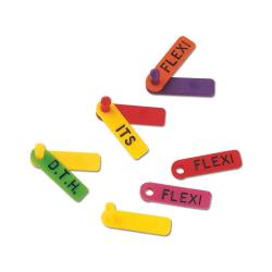 Attaches Tip Tag x100 - numéros 1-100 ou 101-200 pour élevage 1 à 100