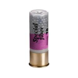 25 cartouches Spécial Fibre bourre grasse rose 12-70 34g pb7