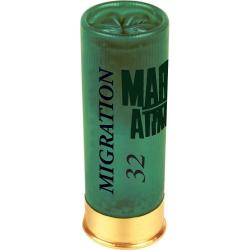 Boite de 100 cartouches MIGRATION bourre jupe 32g 12/70 pb 9
