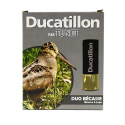 Boite de 10 cartouches 12/70 bourre jupe "Duo Bécasse" 38g 358m/s