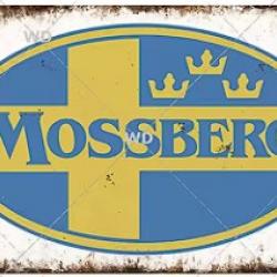 Plaque décorative vintage mossberg LIVRAISON GRATUITE