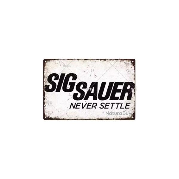 Plaque dcorative vintage sig sauer LIVRAISON GRATUITE