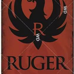 Plaque décorative vintage ruger LIVRAISON GRATUITE