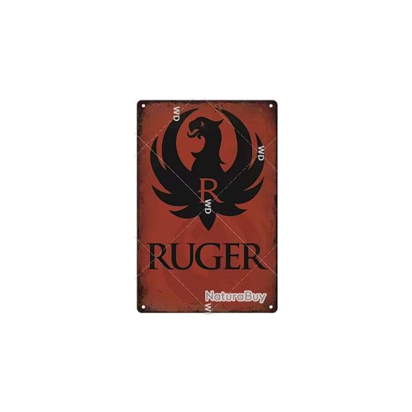 Plaque dcorative vintage ruger LIVRAISON GRATUITE