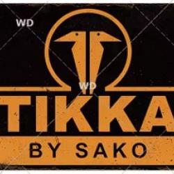 Plaque décorative vintage tikka LIVRAISON GRATUITE