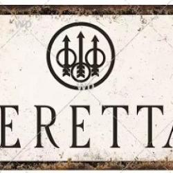 Plaque décorative vintage beretta LIVRAISON GRATUITE