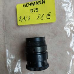 Tunnel micrométrique porte guidon GEHMANN D75 2,1/3 avec insert en TBE