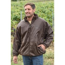 COUPE VENT POLAIRE MARRON HOMME dest