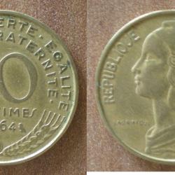 France 10 Centimes 1964 Marianne Par Lagriffoul Piece Centime de Franc