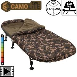 Bed Chair Fox Camolite Compact Sleep System 6 pieds 4 saisons