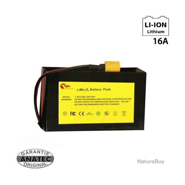 Batterie Lithium Anatec 7.4V 16Ah
