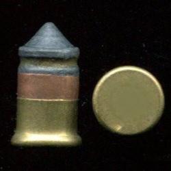 9 mm Flobert à balle Bosquette - TRES RARE en double culot - fabrication SFM marque GG