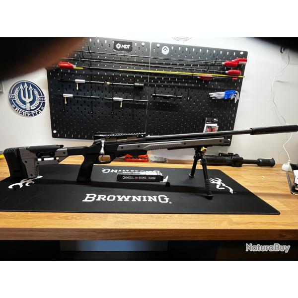 Tikka t1x 17 hmr , chssis oryx , tat neuf .