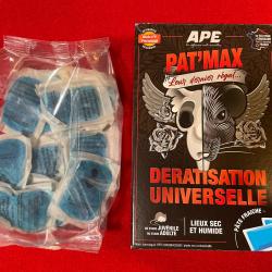 DÉRATISATION UNIVERSELLE : APE PAT'MAX, LA RÉFÉRENCE ANTI-NUISIBLES, DU JUVÉNILE À L' ADULTE