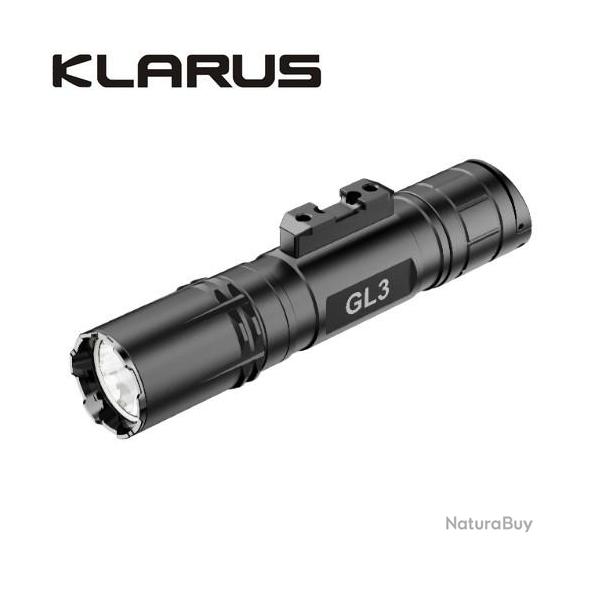 Vente Flash ! Lampe Torche Klarus GL3 - 2100 Lumens - Support M-LOK + Interrupteur déporté