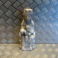 statue religieuse vierge a l enfant dite la morenet pierre calcaire style roman