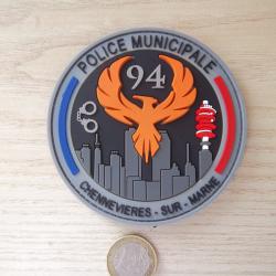 écusson obsolète ...PM Chennevieres sur Marne Val-de-Marne