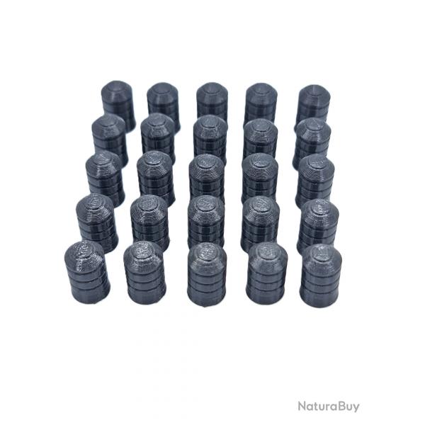20 Ogives Minie Flex tir rduit calibre 50 poudre noire
