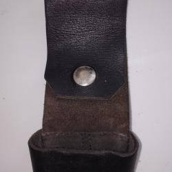 Porte-lampe vintage cuir