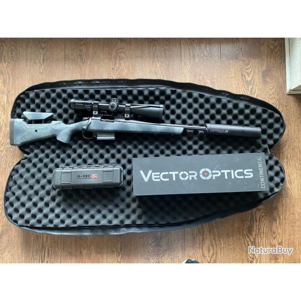 BERGARA - CARABINE B14 EXTREME SIERRA - 46CM - Moderateur Optima - Vector Optic 5-30X56