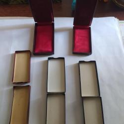 LOT DE 5 BOITES POUR MEDAILLE DECORATION