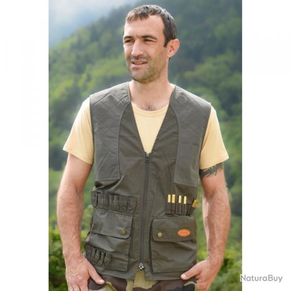 GILET DE CHASSE KAKI dest