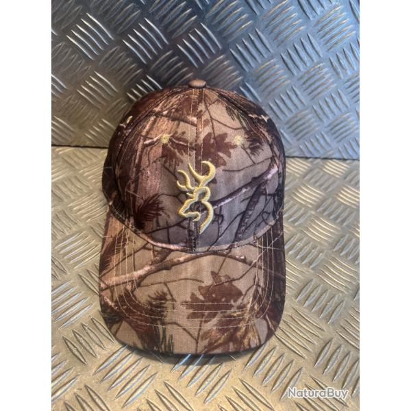 casquette taille unique browning camo chasse peche