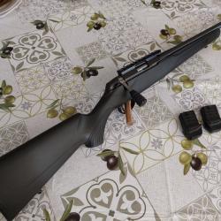 Carabine 22 LR Tikka T1X + 2 chargeurs et rail picatinny