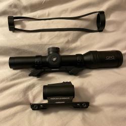 Optiques (lunette et point rouge) sauer 404