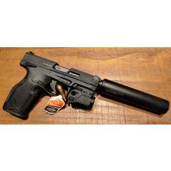 Pistolet TAURUS TX22 gen2 + combiné lampe laser Vector + silencieux + 3 chargeurs