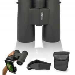 Jumelles 10 x42 HD BaK4 FMC Etanches Jumelles Chasse Randonnée Observation  Support Téléphone