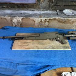 PGM .338  réplique gaz (Cybergun / S&T / Ares) reconditionnée  hardcase possible, sniper long-rang